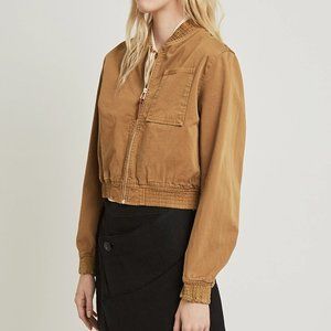 Acne Brown Arzu Chino Bomber Jacket